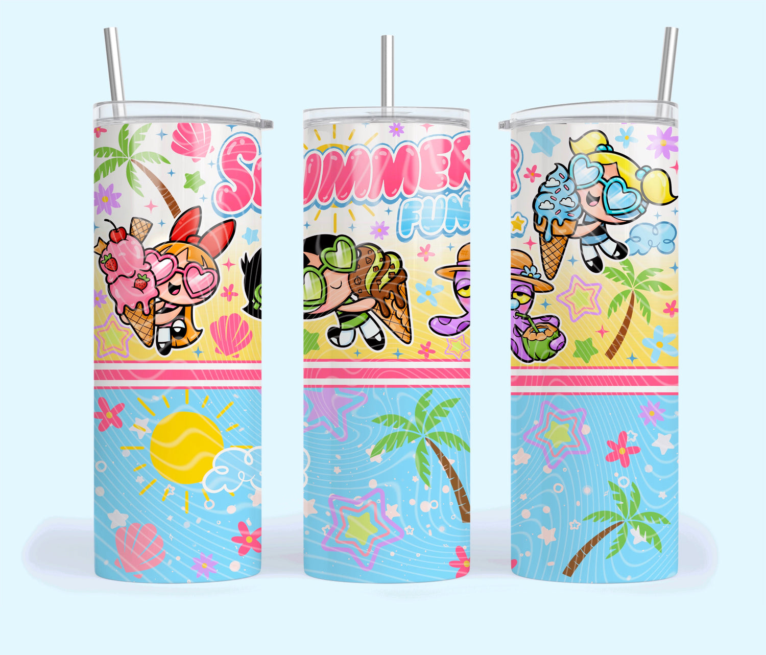 Tumbler and Libbys glass cup