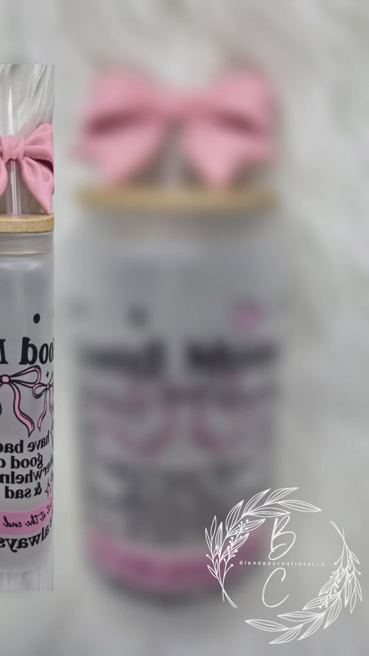 Libbys frosted glass cup 16 oz